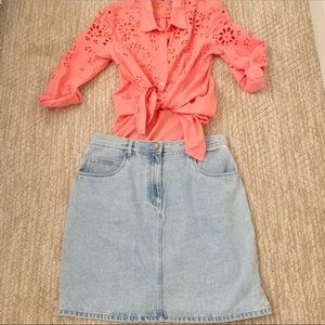 Vintage Denim Skirt